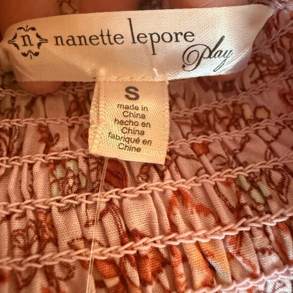 Nanette Lepore Play Tiered Patchwork Floral Maxi Dress Cottagecore Boho Size S - Picture 11 of 11